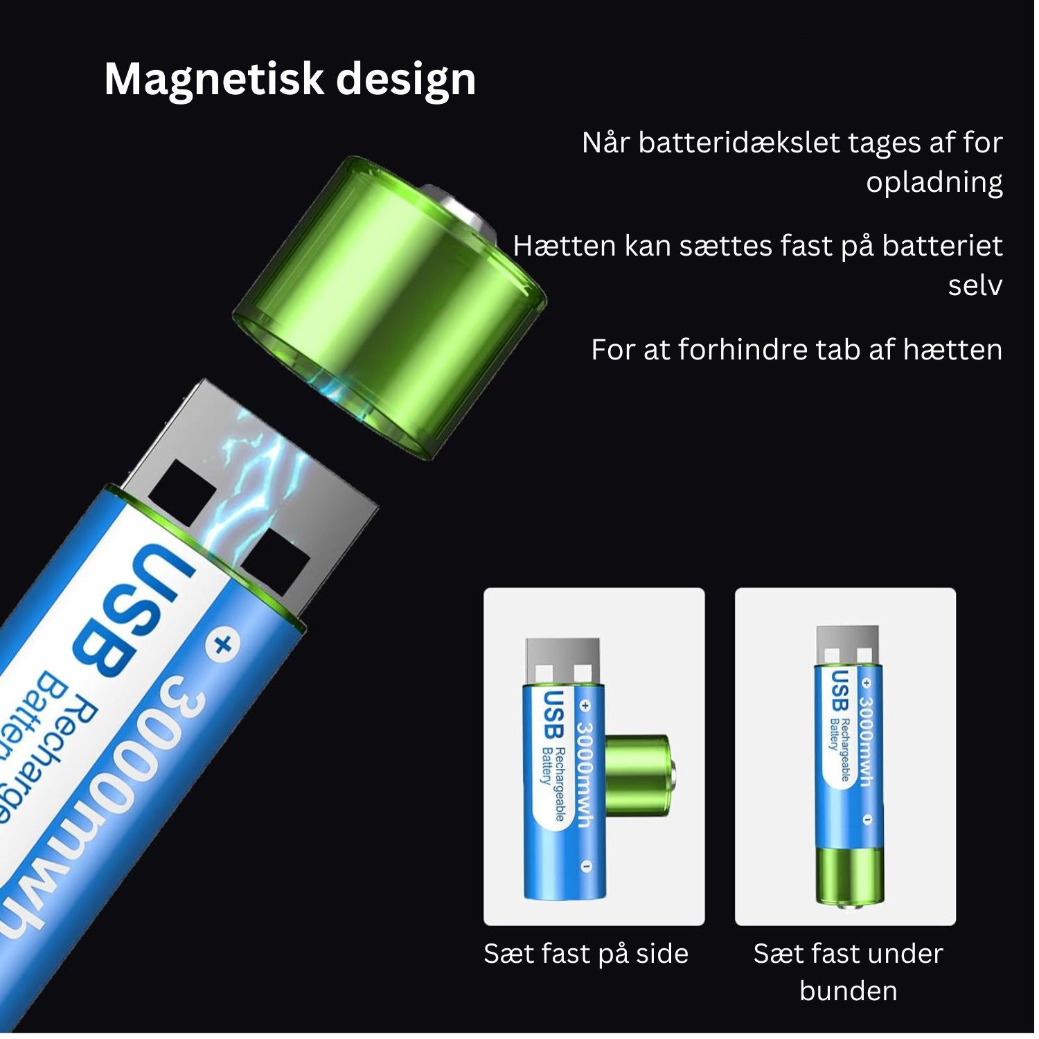 PowerLink USB-genopladelige AA-batterier - få strøm med lethed