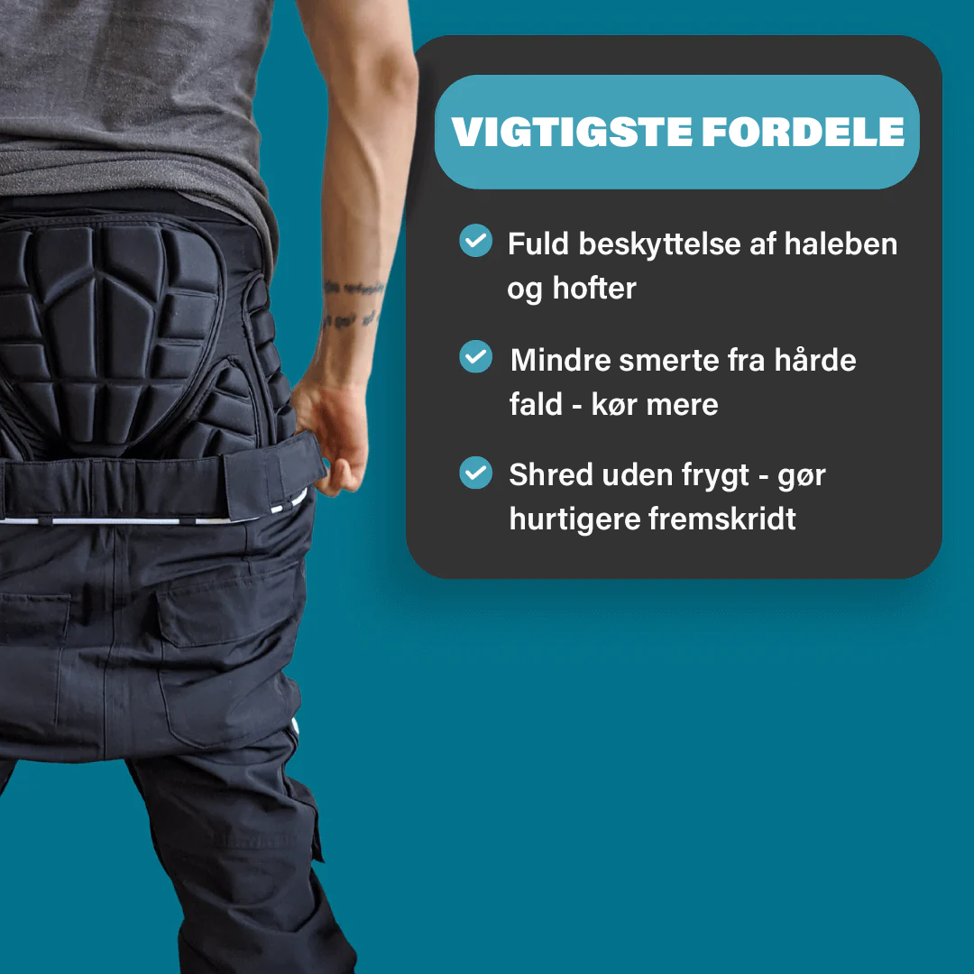 Stødabsorberende Shorts til Snowboard og Ski (Crash Pants)