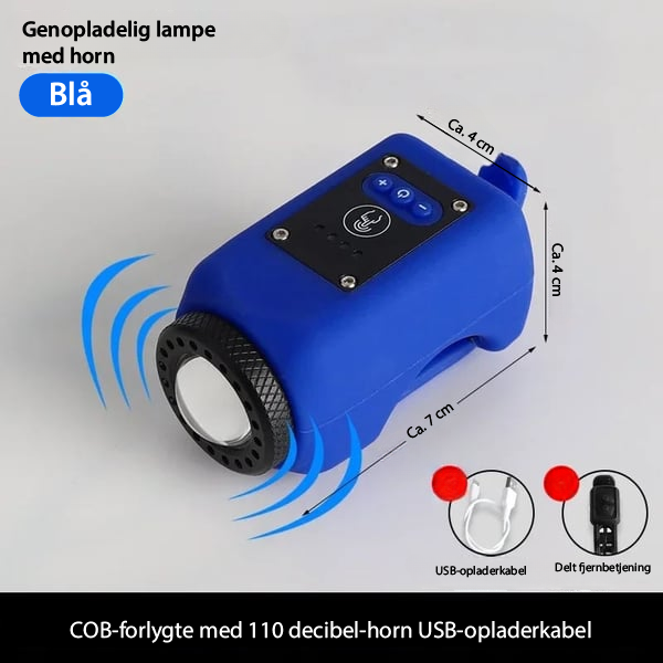 VeloShield 110: Cykelhorn og lygte til alt slags vejr