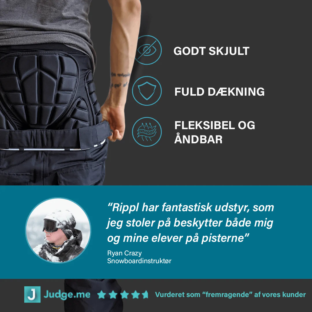 Stødabsorberende Shorts til Snowboard og Ski (Crash Pants)