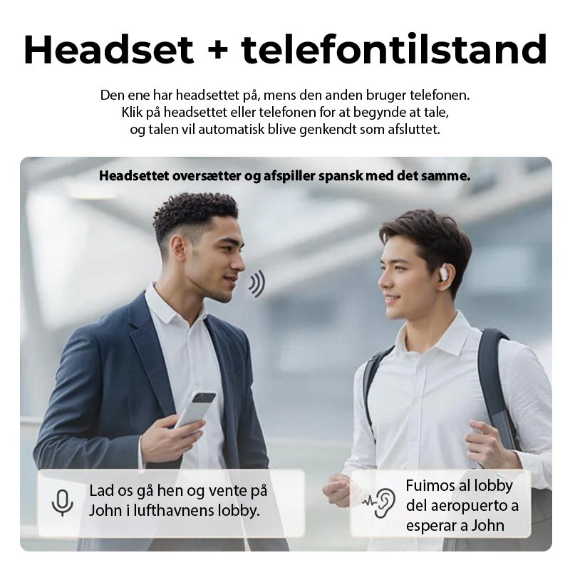 AI Oversætter-Headset