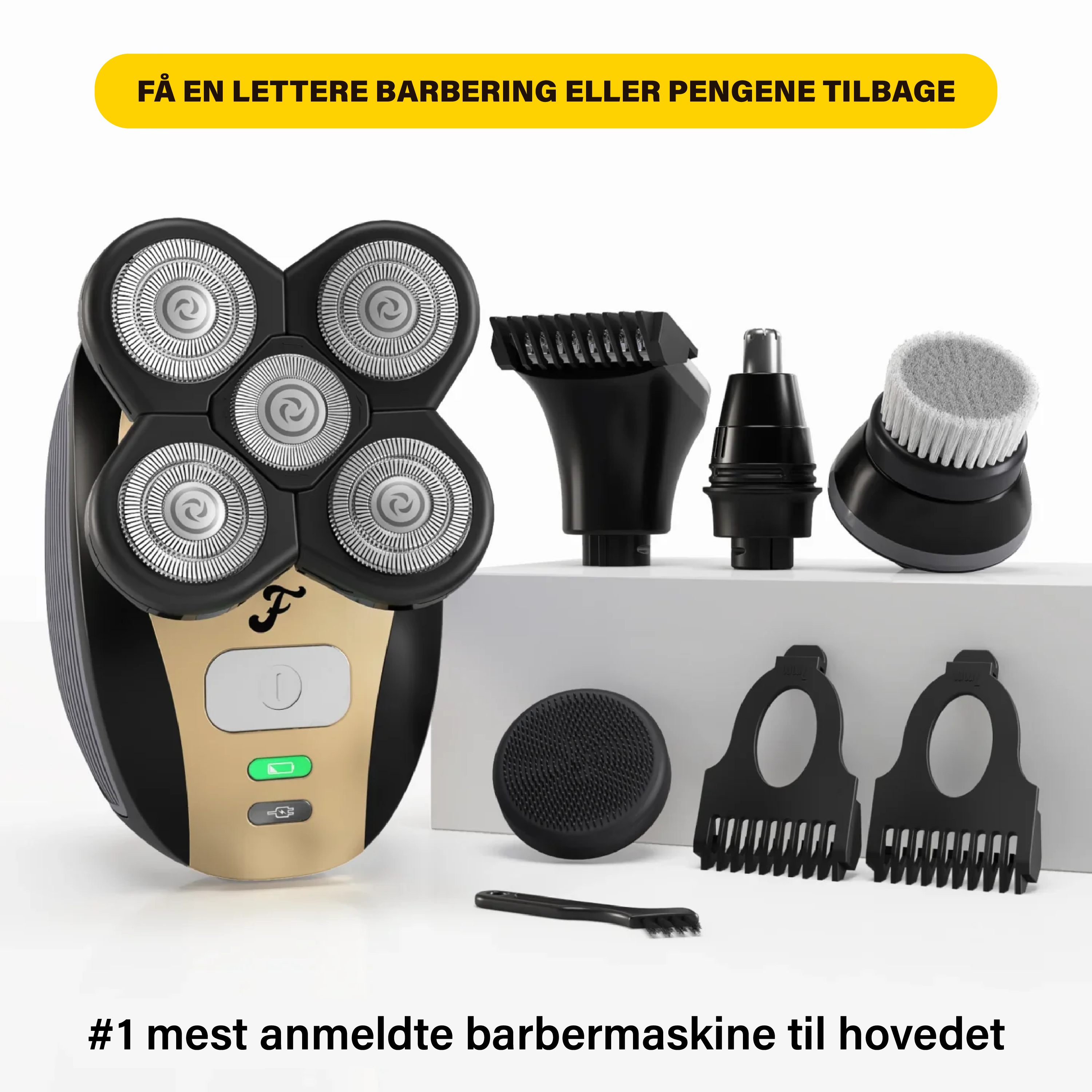 FlexSeries® Pro: Barbermaskine til hovedet