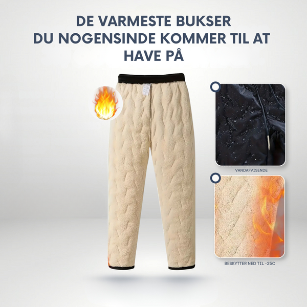 ThermaPants™ – Varmende Fleeceforede Vinterbukser til Ekstrem Kulde