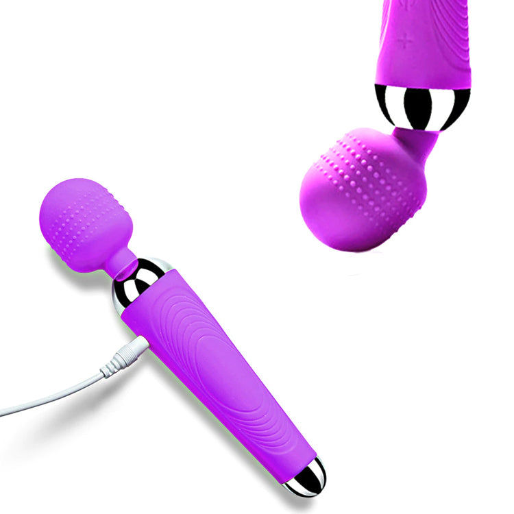 Kraftfuld genopladelig stavvibrator – Justerbare hastigheder & fleksibelt hoved